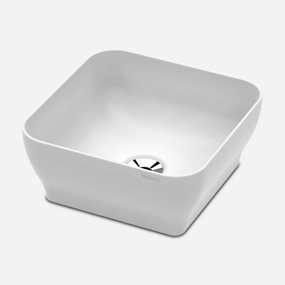 CUBA TASSA SQUARE ACETINADO BRANCO 31X31 - BADENZA